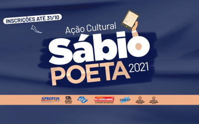 Sábio Poeta 2021 tem inscrições abertas até outubro