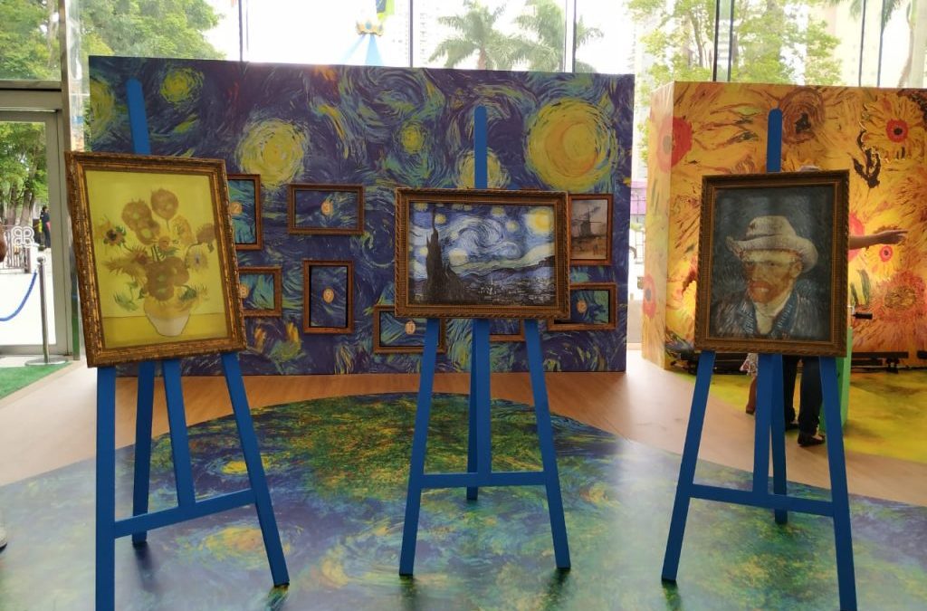 Espaço Kids para a exposição Beyond Van Gogh chega ao Morumbi