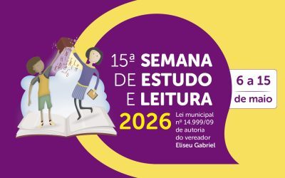 15ª Semana de Leitura acontece de 6 a 15 de maio, com abertura no Theatro Municipal